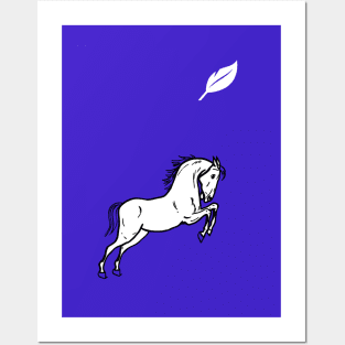 Badminton and horse T-shirt Posters and Art